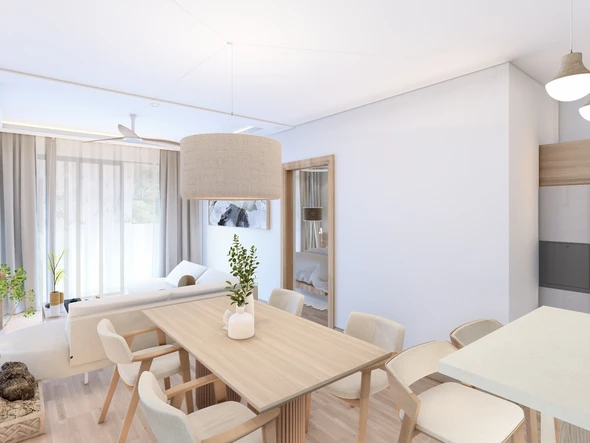 2 Bedroom Zen inspired Apartments 