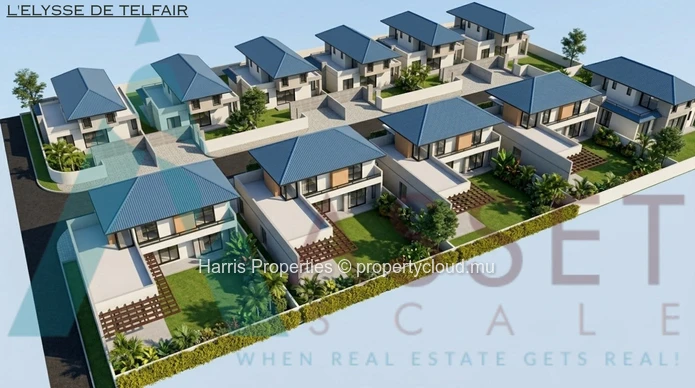 Off-plan project of villas for sale in the region of Moka