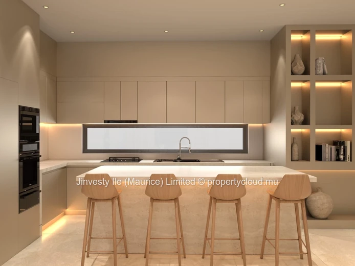 JINVESTY MAURITIUS : 3-bedroom ensuite penthouse with private pool in Mont Choisy | Palm Prestige