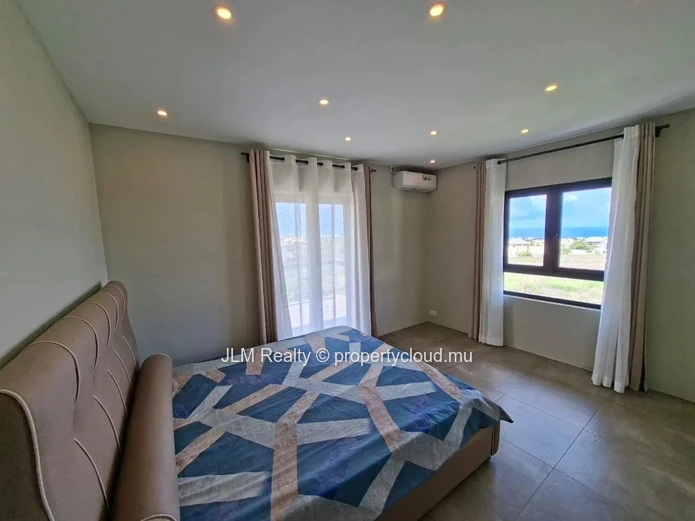 Contemporary Villa for Long-Term Rent in a Secure Estate in Flic en Flac, Mauritius