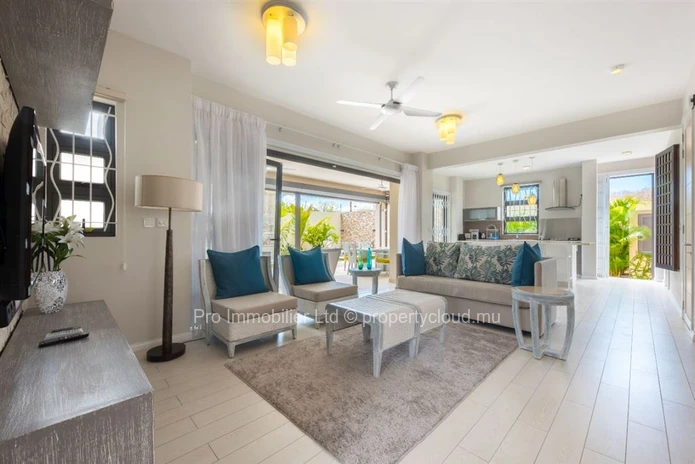 Spacious and newly built furnished villa for rent at Flic en Flac West Coast.