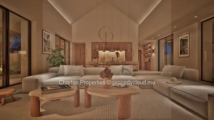 Contemporary 2-bedroom villa with private pool in Pointe d'Esny