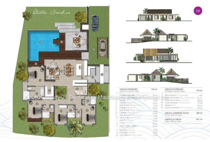 A Vendre - Nord - Villa 4 Chambres | Piscine Privee Vue Panoramique | Petit Raffray | Accessible Aux Etrangers Res