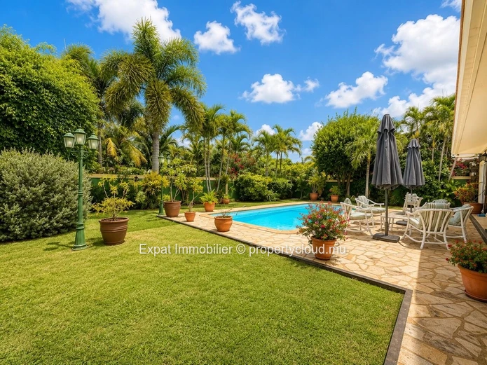 3-Bedroom Villa or 2 Bedrooms + Office with Pool for Rent at Domaine des Multipliants, Black River