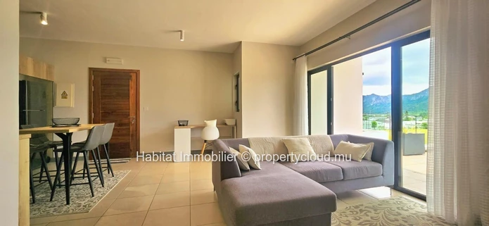 To rent: This charming contemporary furnished and equipped apartment of 108 m² in Helvétia 