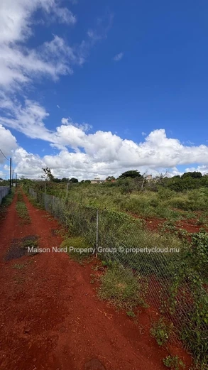 23 Perches Near Trou aux Biches — Fenced Red-Soil Lot