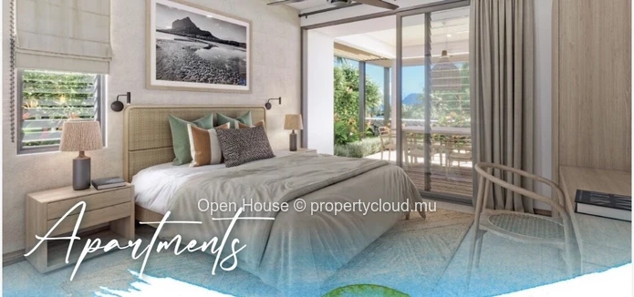 Apartment for sale in Rivière Noire with 3 en suite bedrooms - sea view - private pool