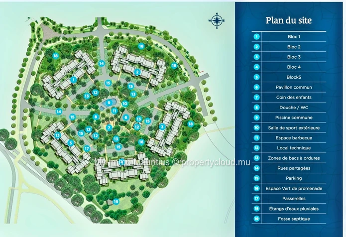 New development on the seafront with golf course - North-East Mauritius