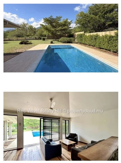 Villa de luxe de 4 chambres à louer à Tamarin