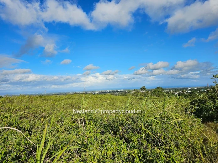 5 arpents 28 perches of agricultural land  Panoramic mountain & sea view