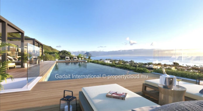 Penthouse de luxe avec piscine rooftop et vue mer à Tamarin, île Maurice