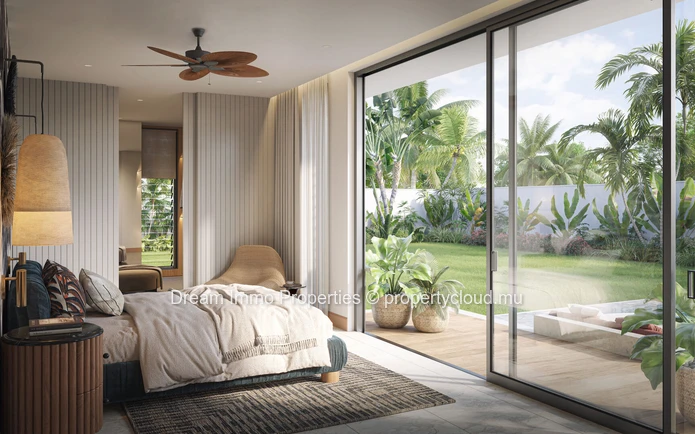 Unique villa 4 chambres avec accès plage & services hôteliers à Trou aux Biches – Ile Maurice