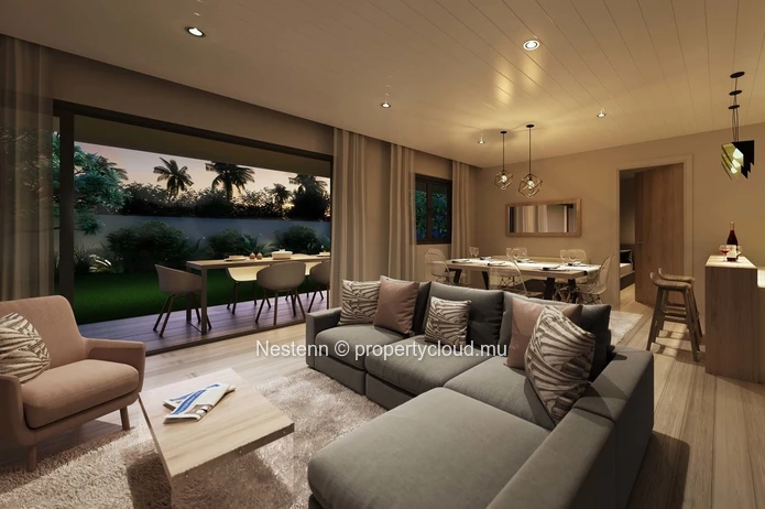 Villa with 2 bedrooms and 1 office in an estate  with many facilities