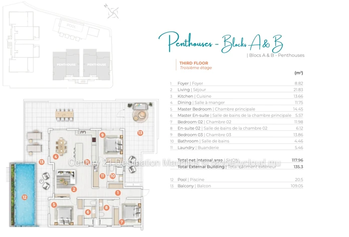CALODYNE - Penthouse with SEA VIEW, private pool, and exceptional rooftop