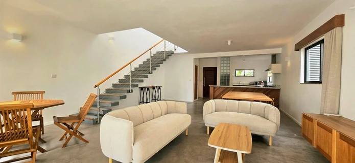 Superb duplex of 177 m², furnished and equipped, in Grand Baie