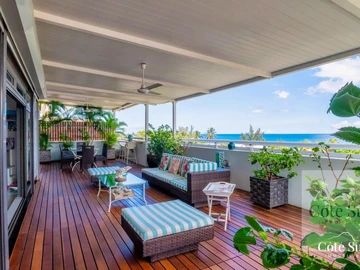 For sale 2/3 bedroom sea view penthouse in Tamarin