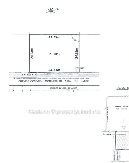 Terrain résidentiel de 711 m² – votre havre de paix vous attend.