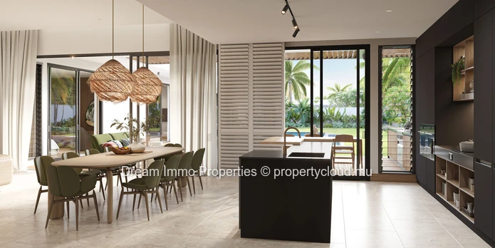 Unique villa 4 chambres avec accès plage & services hôteliers à Trou aux Biches – Ile Maurice