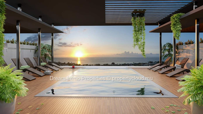 Sublime Sea & Mountain View Penthouses With Private Pool In Tamarin – Mauritius 