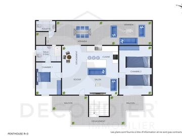 Appartement de 2 Chambres