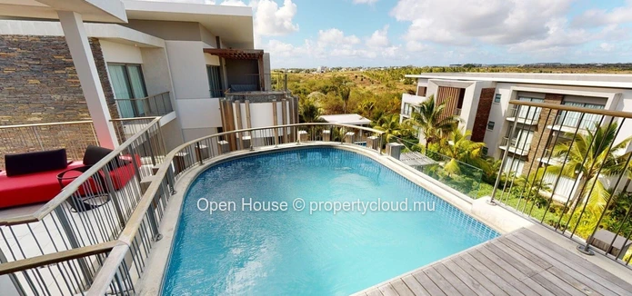 Mont Choisy Park # Golf View # 3 bedroom penthouse with private pool # Price €