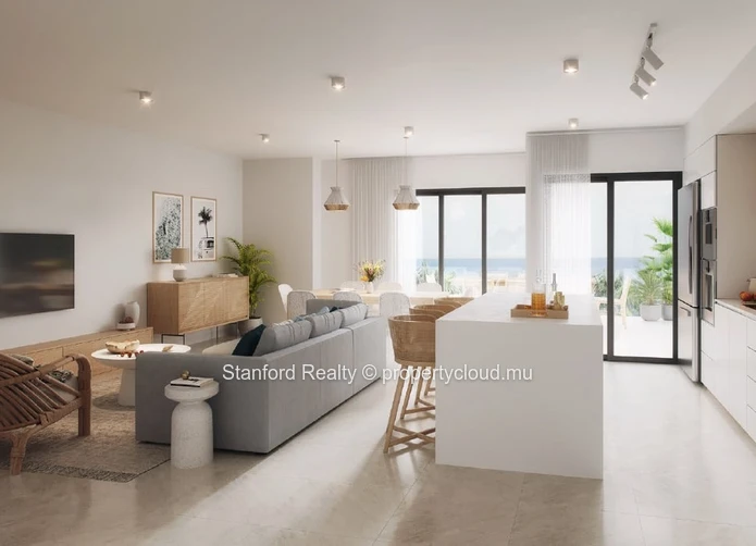 Superbe appartement de 2 chambres à vendre à Tamarin - Vie urbaine en bord de mer