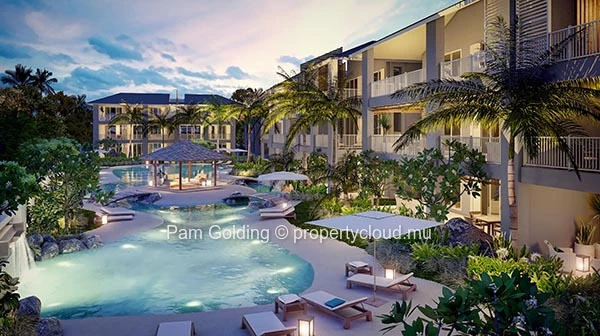 Penthouse de 2 Chambres en Suite à Vendre à Pereybere avec Terrasse sur le Toit, Decking et Piscine Plongeante Privée
