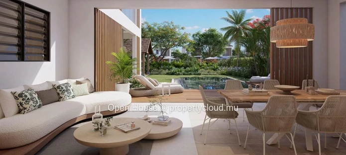 PDS villa for sale in Calodyne, 147m² living space, 267m² land, 4 bedrooms, private pool, close to shops and beach. P...
