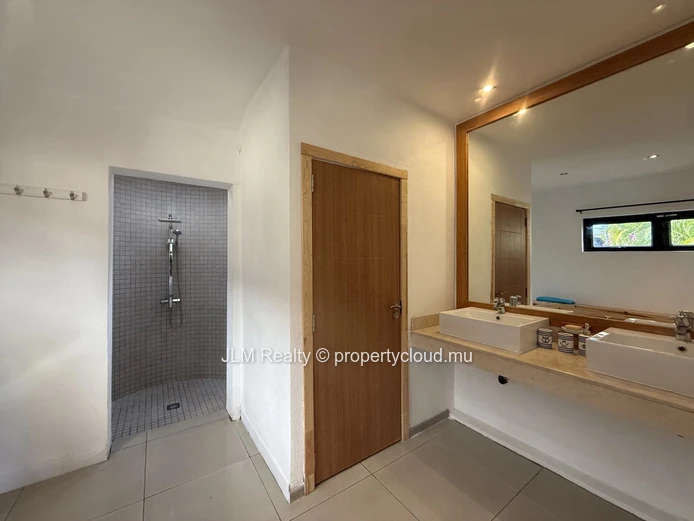 For Rent in Grand Baie, Mauritius: Spacious Beachfront Villa with Private Jacuzzi