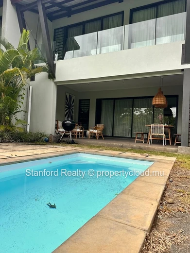 3-Bedroom Duplex with Private Pool in Beau Plan