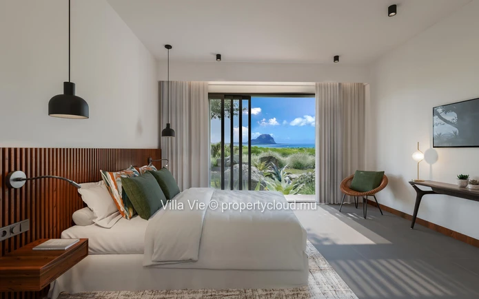 Rivière Noire - Villa lumineuse de 3 chambres avec vue mer