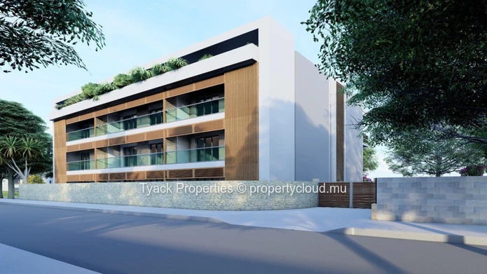 Appartements modernes 3 chambres avec piscine sur toit à Pereybere