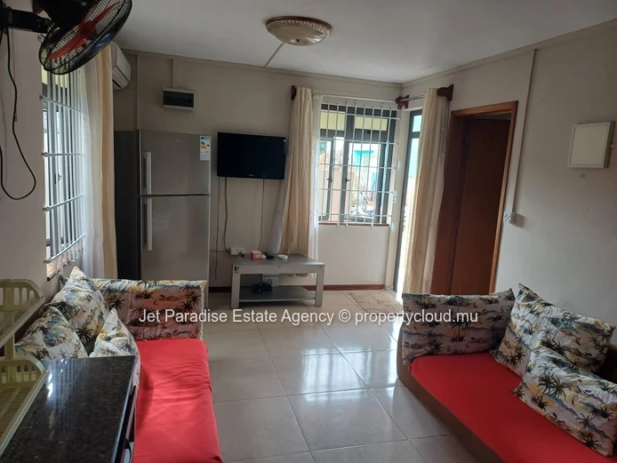 Furnished 1-bedroom apartment in Flic en Flac