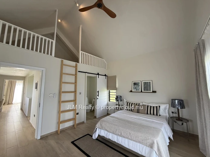 Superb brand-new villa with swimming pool for rent in a secure residence in Mont Choisy, Mauritius