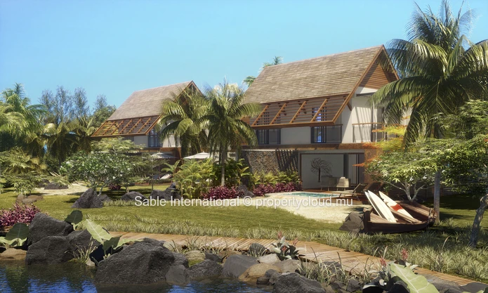 Duplex de 184 m² avec jardin à vendre à Blue Bay