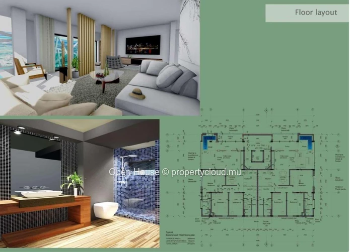 Exclusive # Local market # Goodlands # Apartment for sale of 113m², 3 bedrooms, fully furnished, sea view, communal r... (Sole Mandate)