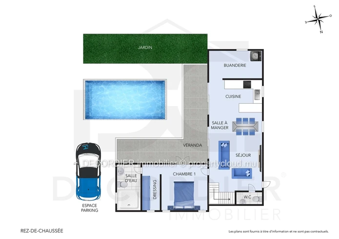Maison neuve  à vendre - Pointe aux Piments