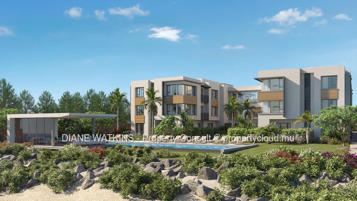 Hermitage Beach Apartments for Sale in Poste Lafayette - GARDEN VIEW PLUS - Second Floor