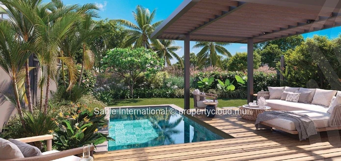 Spacious 3-Bedroom Townhouse with Private Pool & Garden in Poste Lafayette, Flacq 