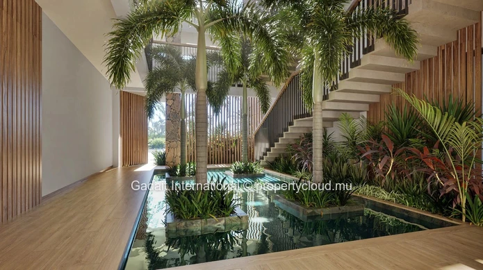 A vendre appartement élégant pied dans l'eau, un cadre de vie incomparable au Cœur de la côte ouest de île Maurice