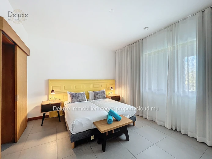 Luxurious 3-BR Apartment in Grand Gaube with Pool Access