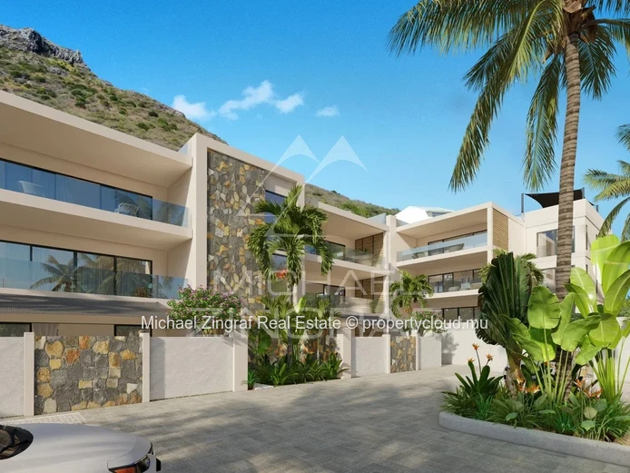 Appartement 3 chambres avec jardin et piscine privée – Tamarin