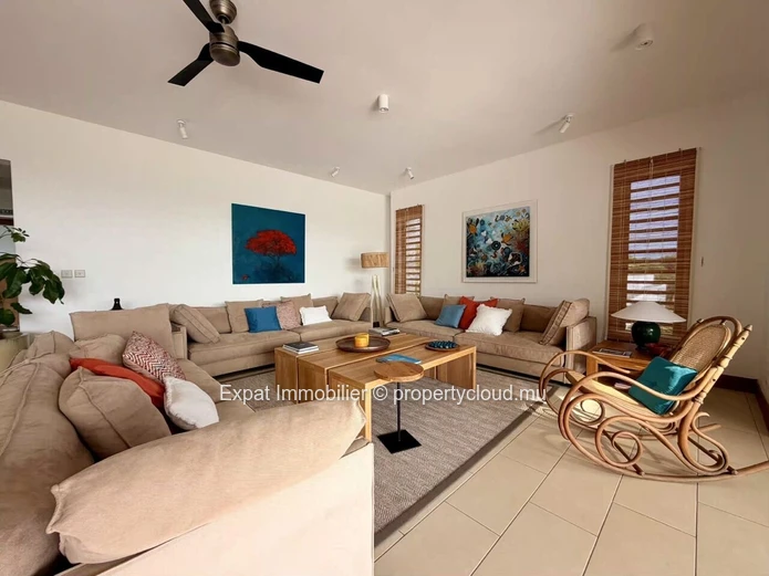 Exceptional Penthouse with Panoramic Coin de Mire Views – For Rent in Cap Malheureux