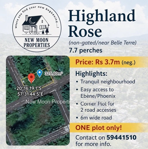 Around 8 perches at Highland Rose