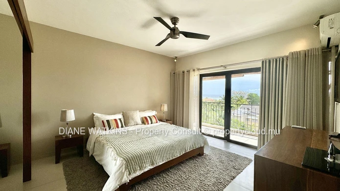 Sea-View Furnished Duplex Apartment for Rent in Tamarin