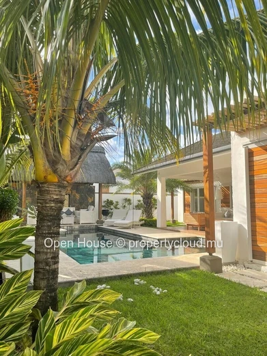Villa meublée 3 chambres avec piscine privée à louer à Grand Baie