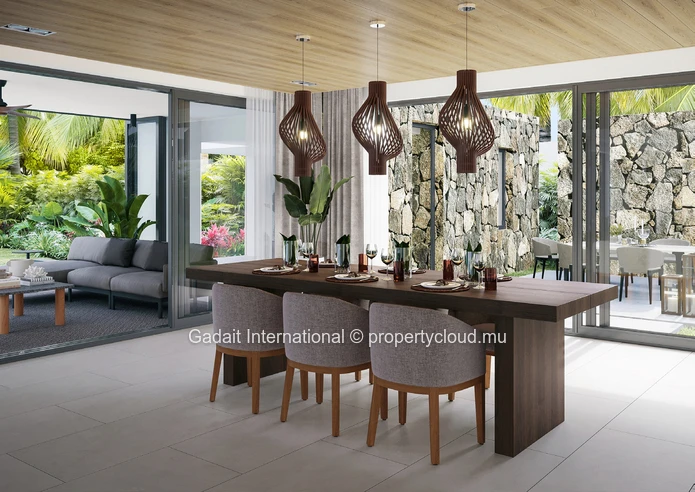 Tropical Elegance Redefined with this Waterfront Villa in Mauritius