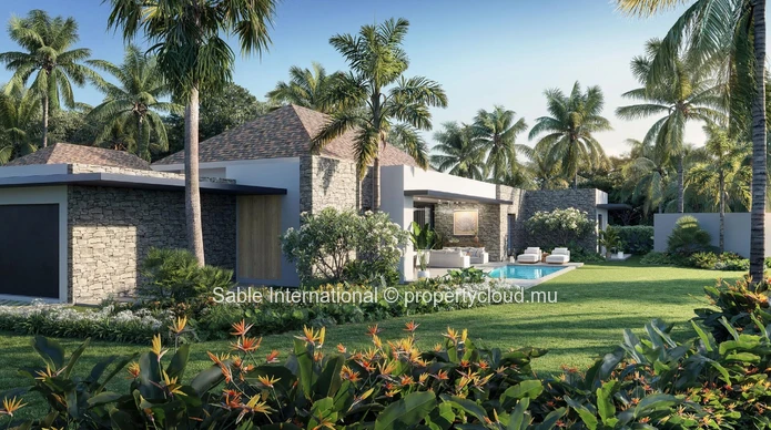 Villa RES à vendre à Péreybère, 431m² habitables, 777m² de terrain, 3 chambres, piscine privée, proche des commodités.