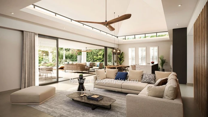 Villa contemporaine de 4 chambres dans un des domaines les plus prestigieux de l'Ile. 