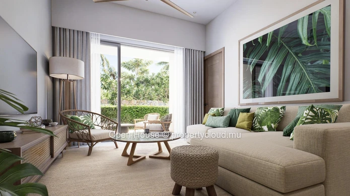 Penthouse for sale in Grand Baie, 177m², 3 en suite bedrooms, communal pool, private terrace and jacuzzi, secure park...